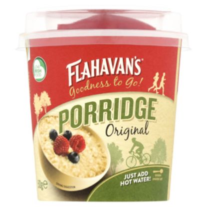 Picture of Flahavan Instant Porridge Pots Orig 50g x12